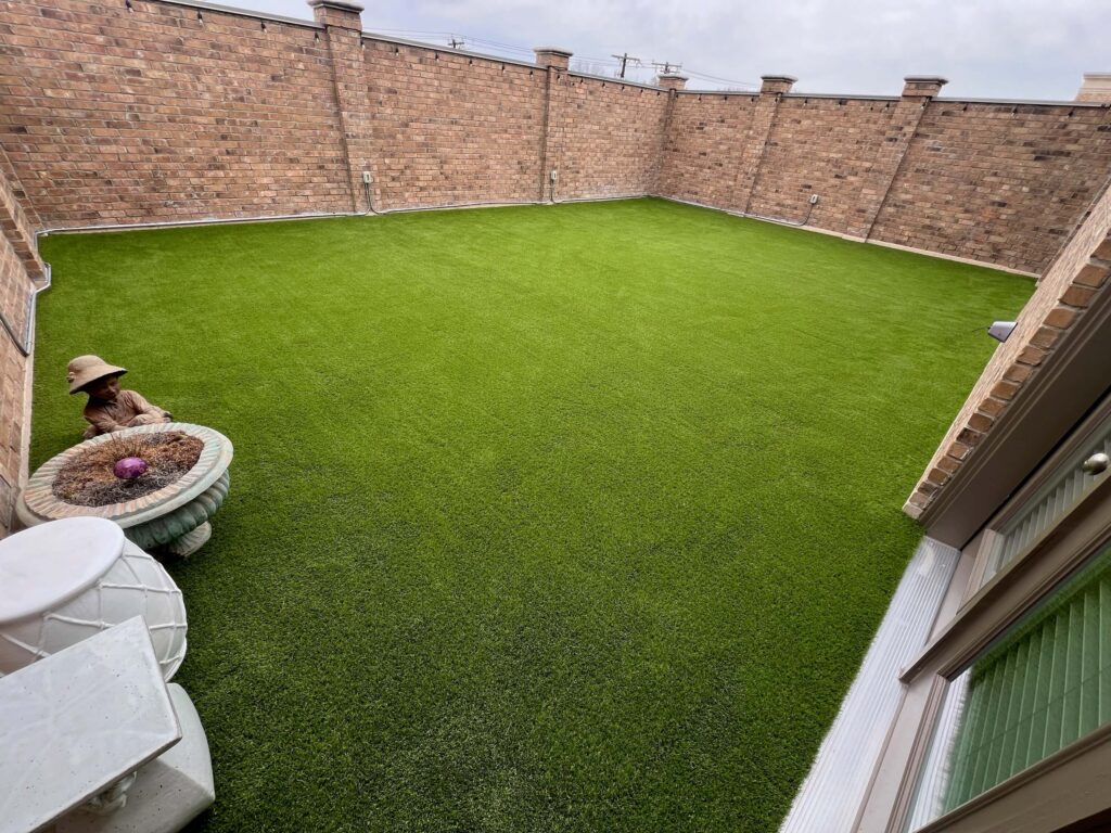 After photo after turf was laid